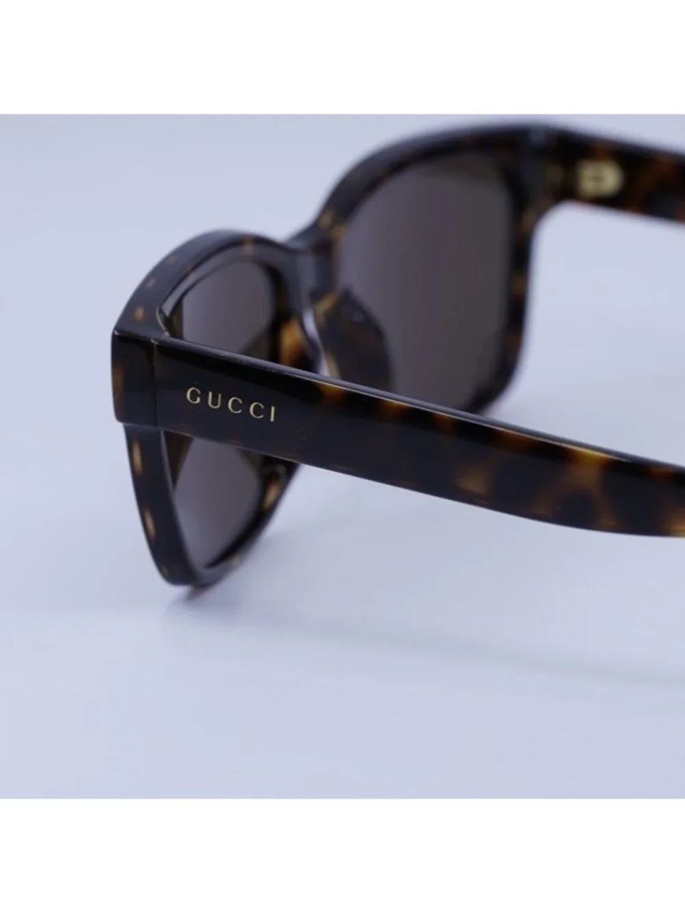 Gucci GG1716S 002 Sunglasses Havana Square Frame, Brown Lenses